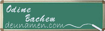 Odine Bachem Visitenkarte